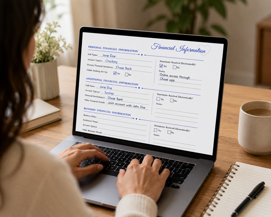 Family Affairs Planner - Fillable PDF
