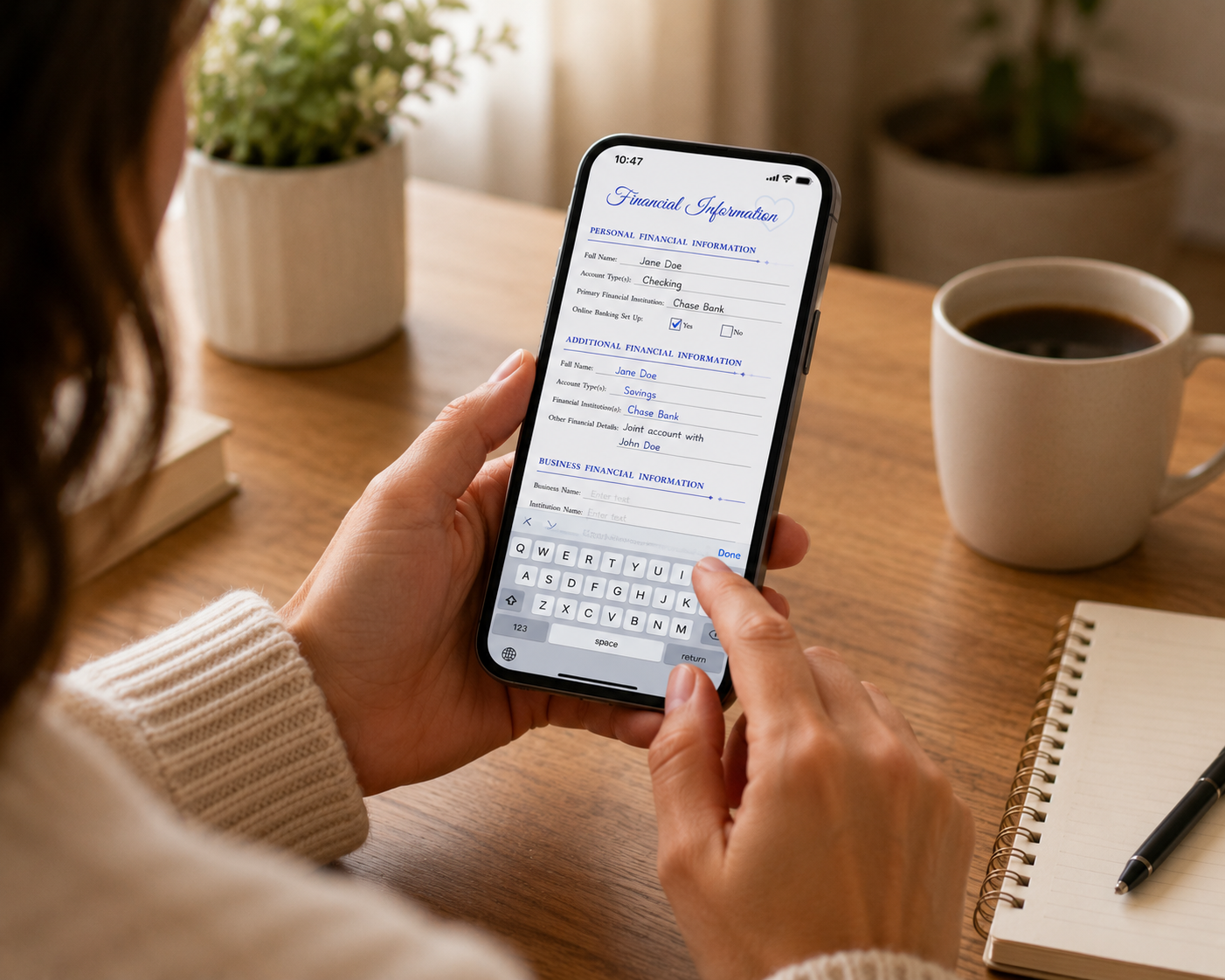 Personal Digital Planner- Fillable PDF